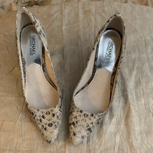 Michael Kors python heels